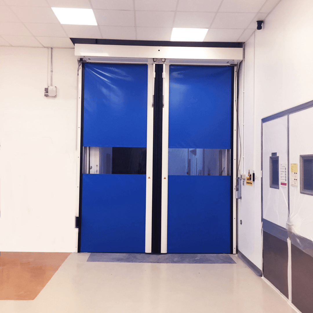 باب دوار أفقي عالي السرعة